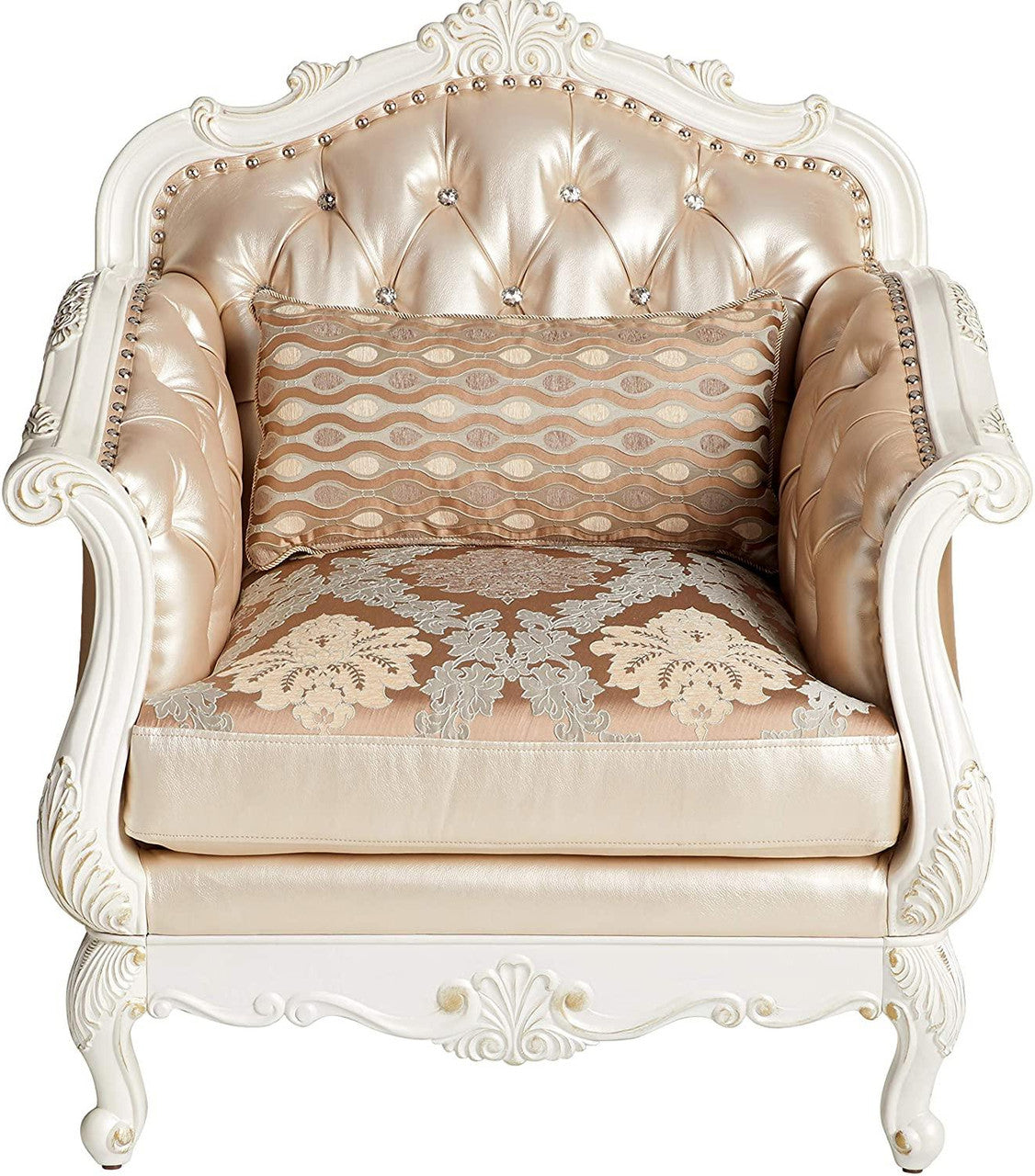 ANTOINETTE Pearl 40" Wide Chair