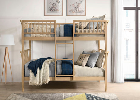 APPLETON Almond Twin over Twin Bunk Bed