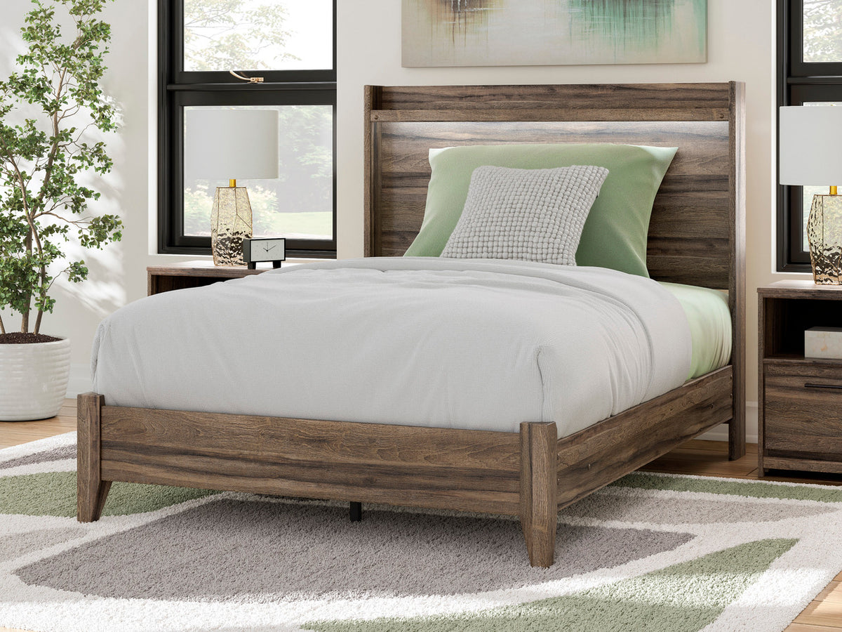 APTON Brown 52" Height Lighted Bed