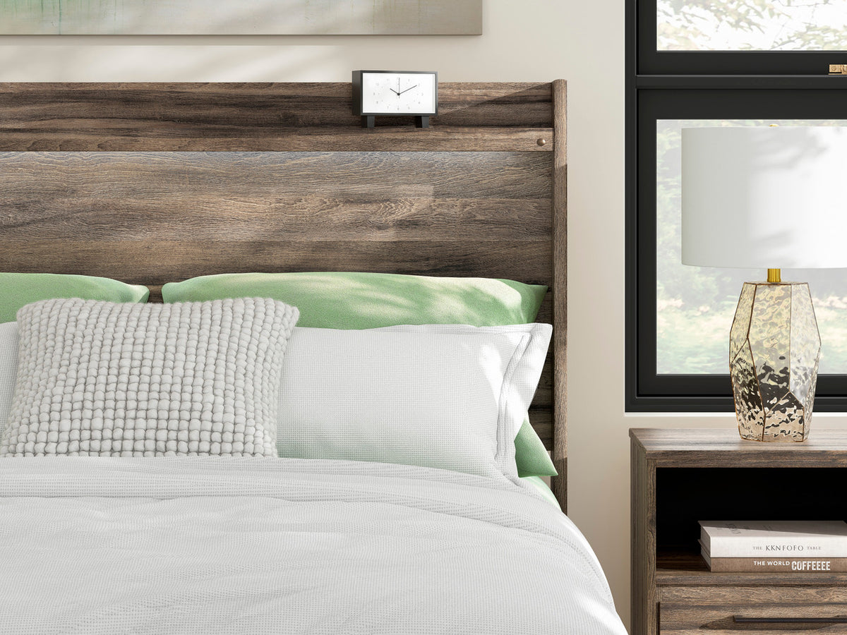 APTON Brown 52" Height Lighted Bed