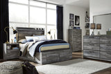 APTON Gray 52" Height Storage Platform Bed