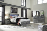 APTON Gray 52" Height Storage Footboard Bed