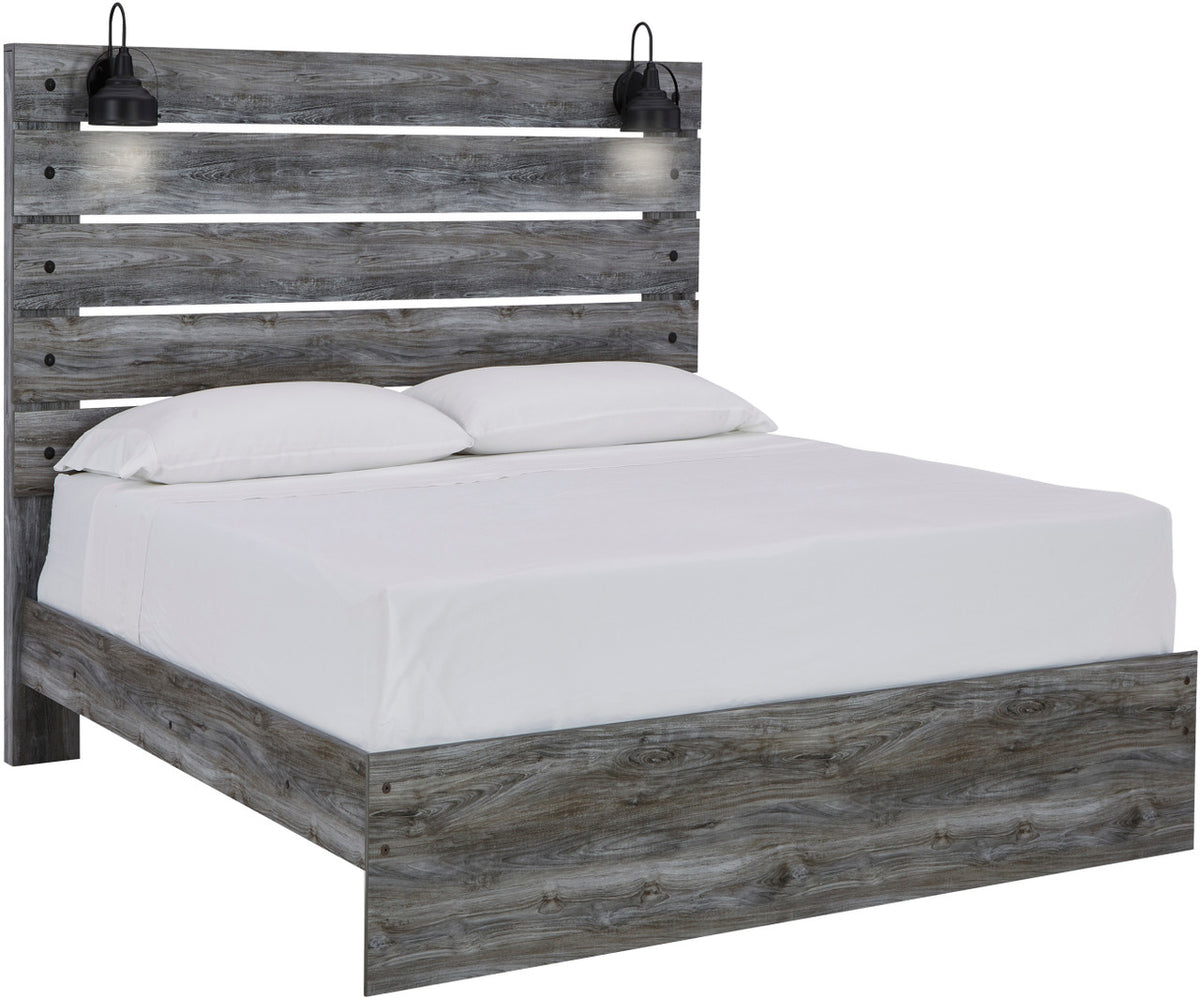 APTON Gray 52" Height Lamp Bed