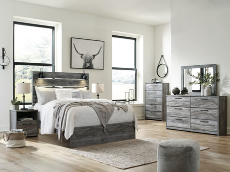 APTON Gray 52" Height Lamp Bed
