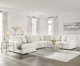 ARAMORE Neutral Poodle-Feel 152" x 106" Sectional with Chaise