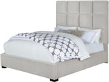 ARVISO Beige Velvet Cloud Plush Bed