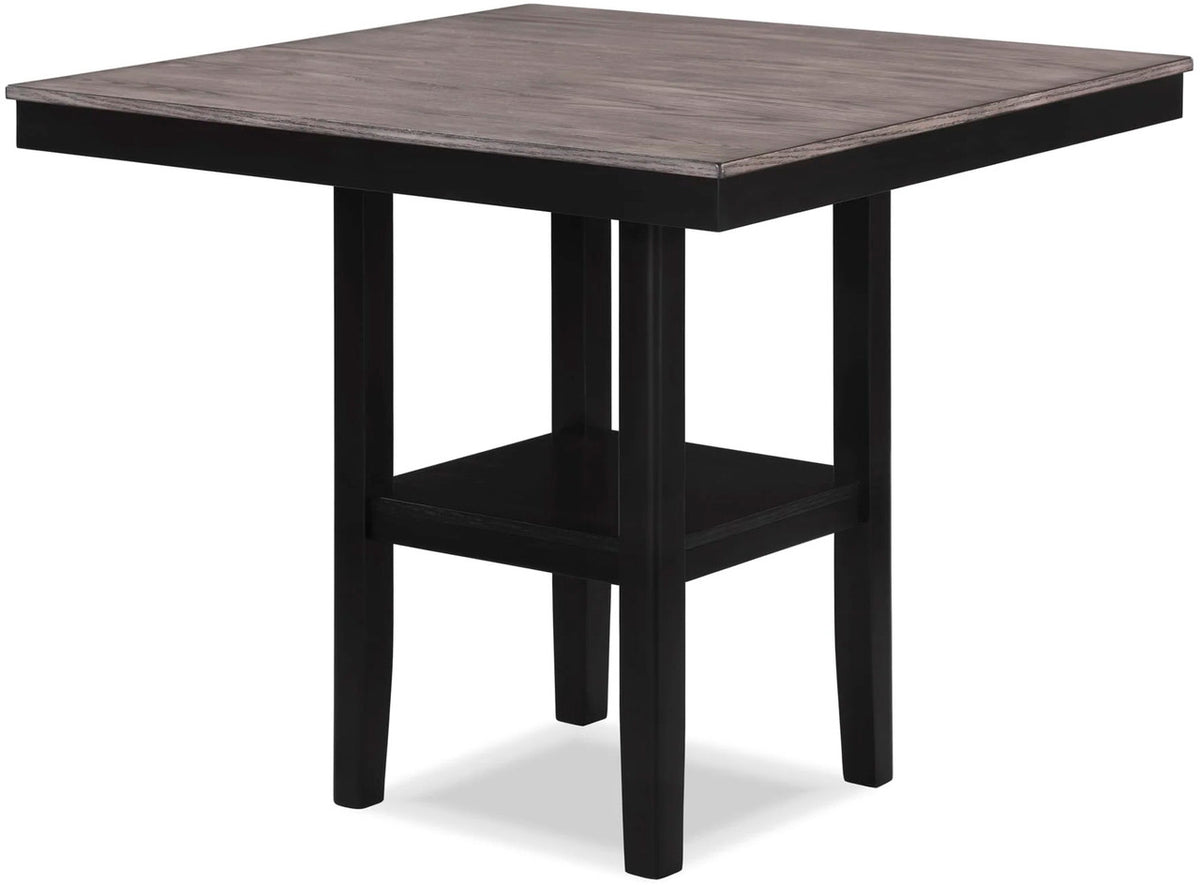 ATIKA Black & Gray 5 Piece Counter Height Set