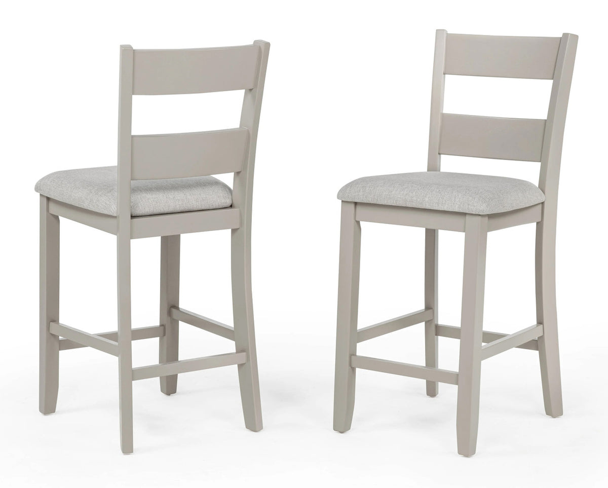 ATIKA GREIGE 5 Piece Counter Height Set