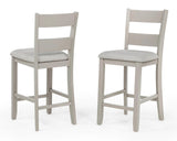 ATIKA GREIGE 5 Piece Counter Height Set