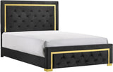 ATKINS Black & Gold 54" Height Bed