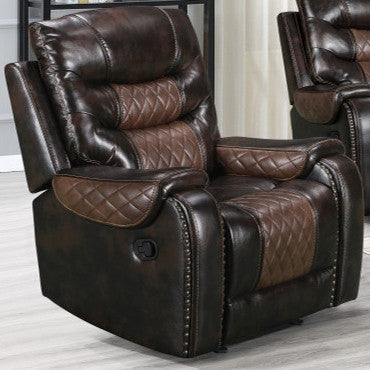 AVIATOR Brown 39" Wide Glider Recliner