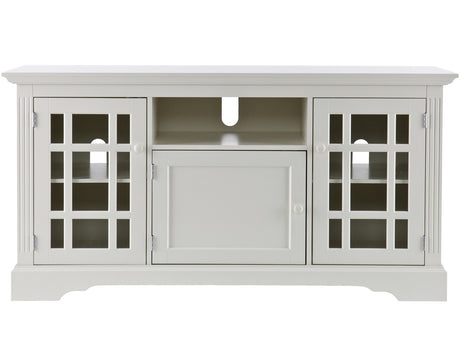 Aby White TV Stand