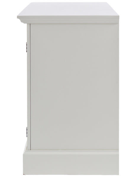 Aby White TV Stand