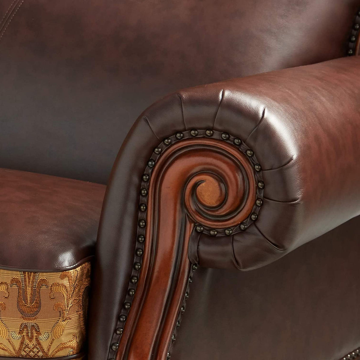 ACKERLEY Leather 42" Wide Loveseat