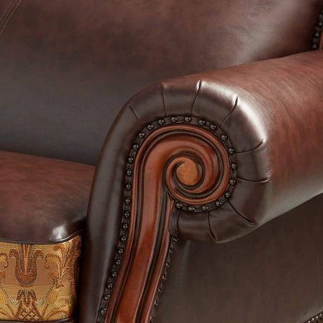 ACKERLEY Leather Sofa & Loveseat