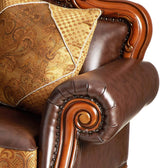 ACKERLEY Leather 42" Wide Loveseat