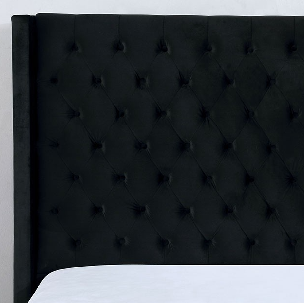 ADITA Black Platform Bed