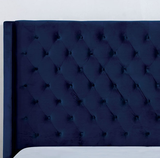 ADITA Blue Platform Bed