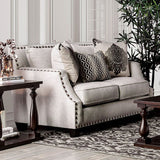 Adorjan Beige Loveseat