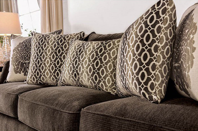 Adorjan Brown Sofa