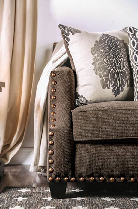 Adorjan Brown Loveseat
