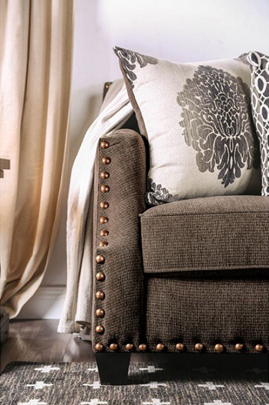 Adorjan Brown Sofa