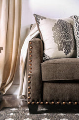 Adorjan Brown Sofa