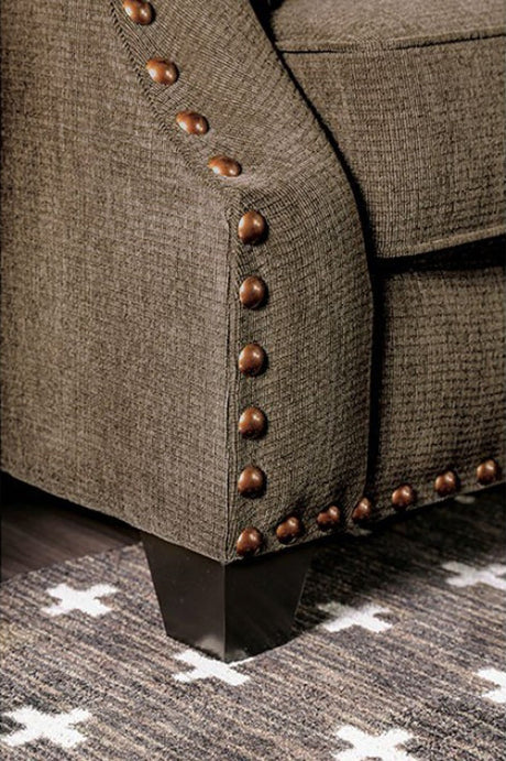 Adorjan Brown Loveseat