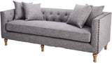 Aina Grey Fabric Sofa