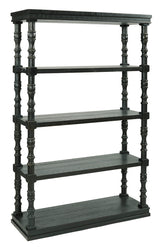 AKIA Black 48" Wide Accent Cabinet
