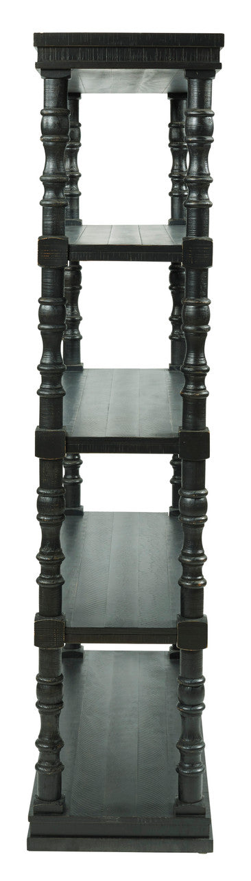 AKIA Black 48" Wide Accent Cabinet
