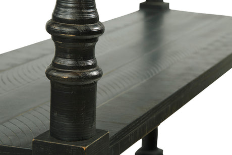 AKIA Black 48" Wide Accent Cabinet