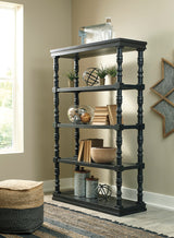 AKIA Black 48" Wide Accent Cabinet