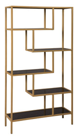 CHASEN Gold 36" Wide Bookcase