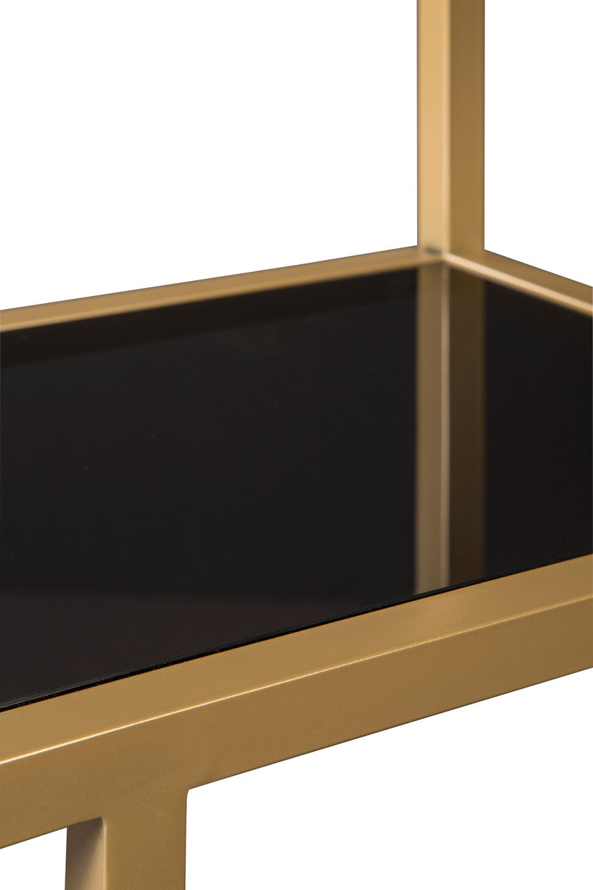 CHASEN Gold 36" Wide Bookcase