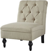 ALEJANDRA Beige Accent Chair