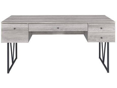VARELA Gray 63" Wide Computer Desk (RTA)