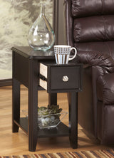 ALICEA Espresso Chairside Table