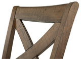 ALPINE Brown 19" Wide Counter Height Chair
