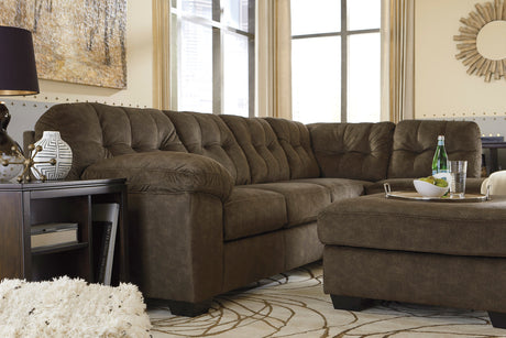 ALVEN Brown 126" Wide Sectional
