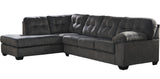 ALVEN Granite 126" Wide Queen Sectional Sleeper