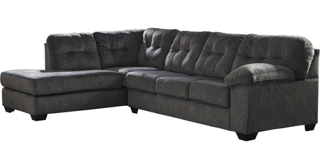 ALVEN Granite 126" Wide Queen Sectional Sleeper