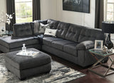 ALVEN Granite 126" Wide Queen Sectional Sleeper
