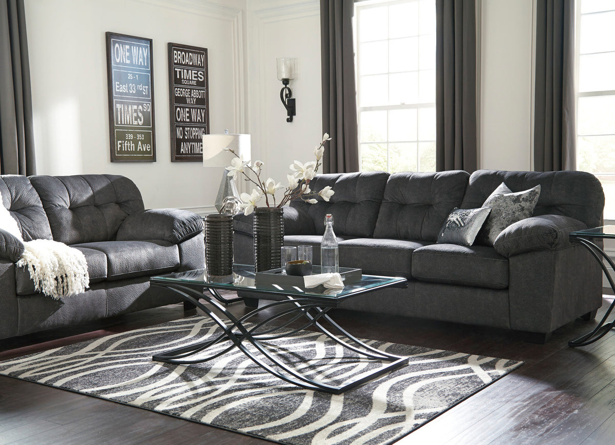 ALVEN Gray 94" Wide Sofa