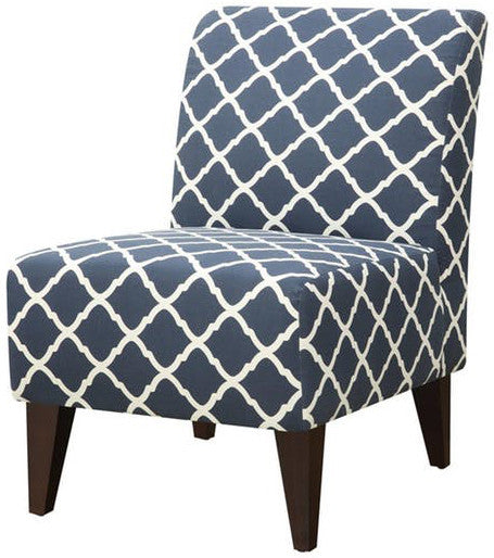 Amie Blue Accent Chair