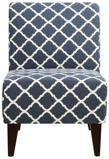 Amie Blue Accent Chair