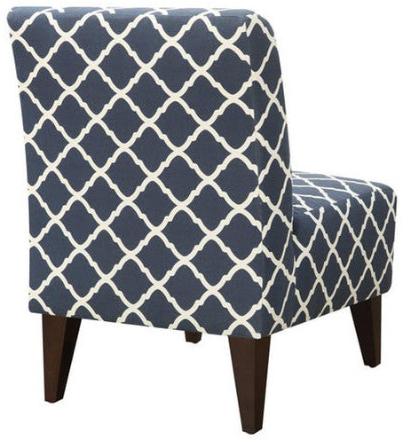 Amie Blue Accent Chair