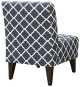 Amie Blue Accent Chair