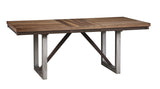 Amos Natural/Espresso Dining Table