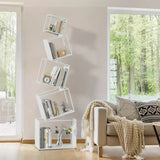 Anders White 5-Tier Bookcase
